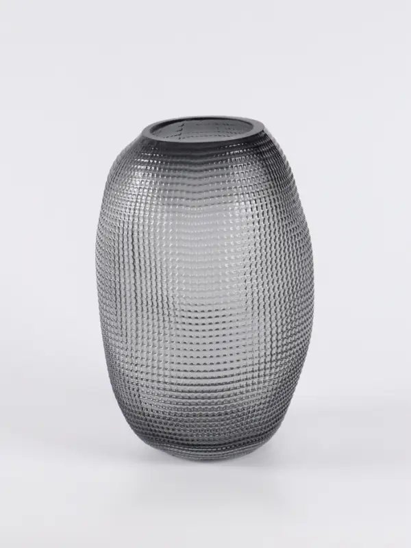 Ваза &laquo;Аллесио&raquo;, 25&times;16 см, стекло, чёрная