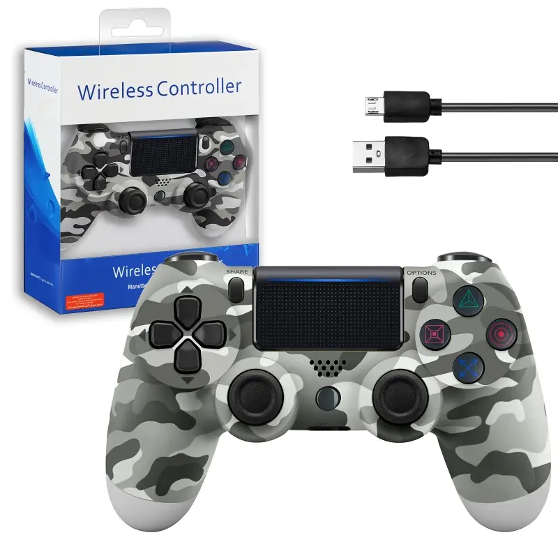 Джойстик беспроводной для консоли хаки серый (no logo) Джойстик беспроводной для консоли хаки серый (no logo)