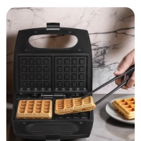 Вафельница электрическая для бельгийских вафель КТ-4683 Вафельница электрическая для бельгийских вафель КТ-4683
