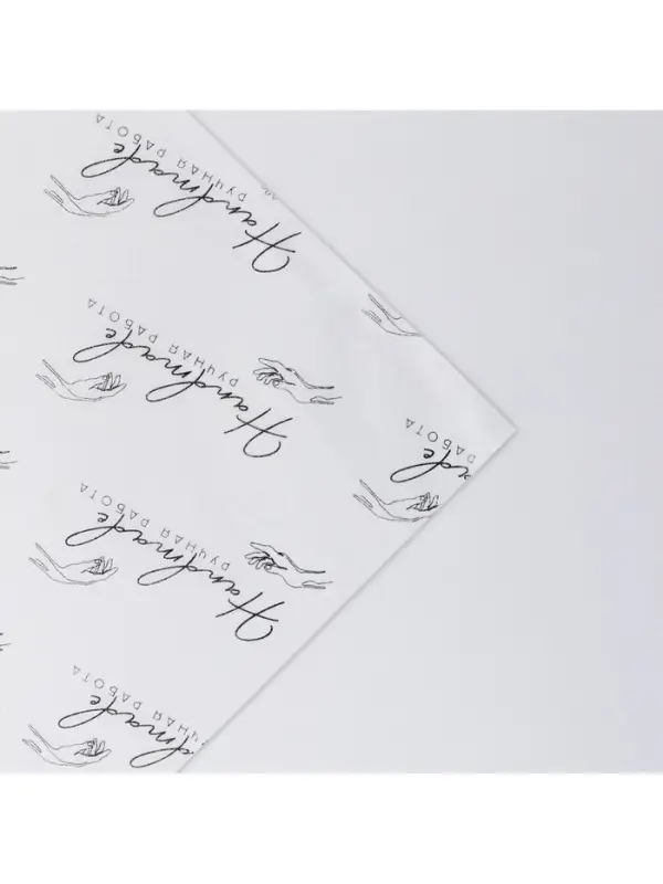 Бумага упаковочная тишью &laquo;Ручная работа&raquo;, 50&times;70 см