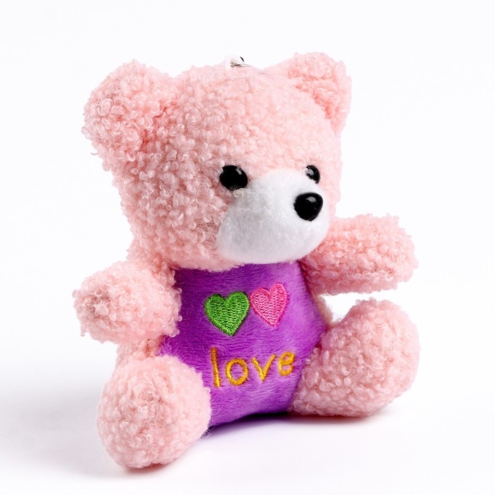 Мягкая игрушка-брелок «Мишка» цвета МИКС Мягкая игрушка-брелок «Мишка» цвета МИКС