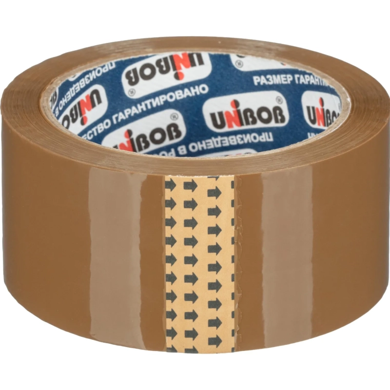 Клейкая лента одностор. упаковоч. UNIBOB 700 48ммх66м47мкм, коричн.,36шт/уп