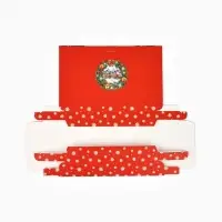 Коробка для шоколада новогодняя с местом для денег &laquo;Снежный городок&raquo;, 20&times;2&times;12 см