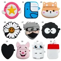 Чехол для AirPods 1/2 силиконовые мультяшки №1