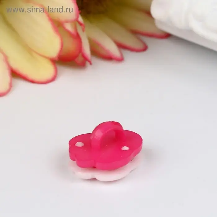 Набор пуговиц пластик Набор пуговиц пластик "Цветная лапка" 1х1,1 см МИКС н-р 20 шт 11,2х1,5х7 см