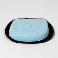 Подпяточники для обуви, кожаные, 10&times;7 см, пара, чёрные