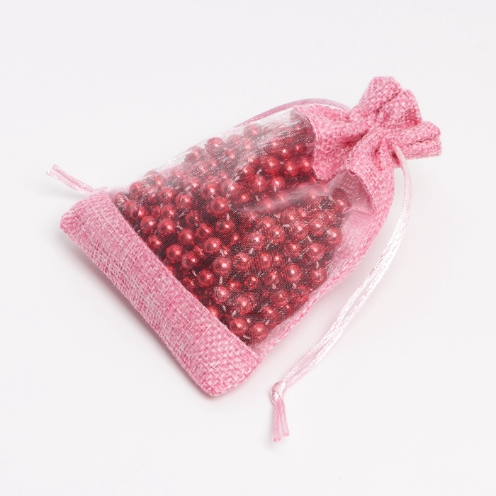 Льняной мешочек для хранения украшений, подарков, трав, 10 х 14 см, набор из 5 штук Льняной мешочек для хранения украшений, подарков, трав, 10 х 14 см, набор из 5 штук