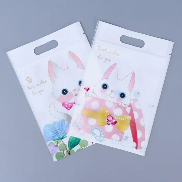 Пакет подарочный, с zip-lock застежкой, "Милые котики", 15х23 ± 1см