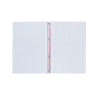 Тетрадь А4 96л кл "PROGRESSIVE CANVAS Красная",пласт обл,греб,фигур высеч,4цв разд+лин+кар Тетрадь А4 96л кл "PROGRESSIVE CANVAS Красная",пласт обл,греб,фигур высеч,4цв разд+лин+кар