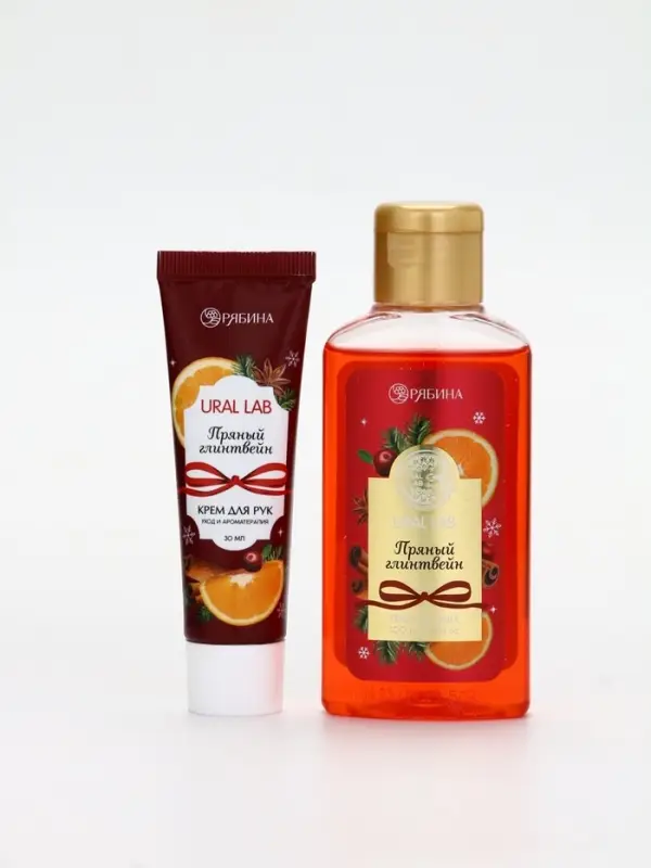 URAL LAB Арома Саунд Набор гель для душа, крем для рук и пилка для ногтей, глинтвейн URAL LAB Арома Саунд Набор гель для душа, крем для рук и пилка для ногтей, глинтвейн