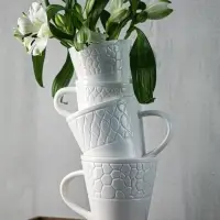 Кружка Magistro Rodos, 300 мл, фарфор, белая