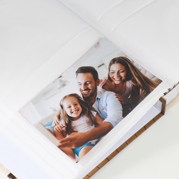 Фотоальбом на 200 фото 10х15 см Фотоальбом на 200 фото 10х15 см "Для воспоминаний" МИКС 26х20,5х5,6 см