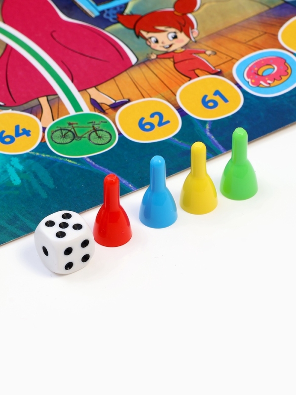 Настольная игра - ходилка «Простоквашино», 2-4 игрока, 5+ Настольная игра - ходилка «Простоквашино», 2-4 игрока, 5+