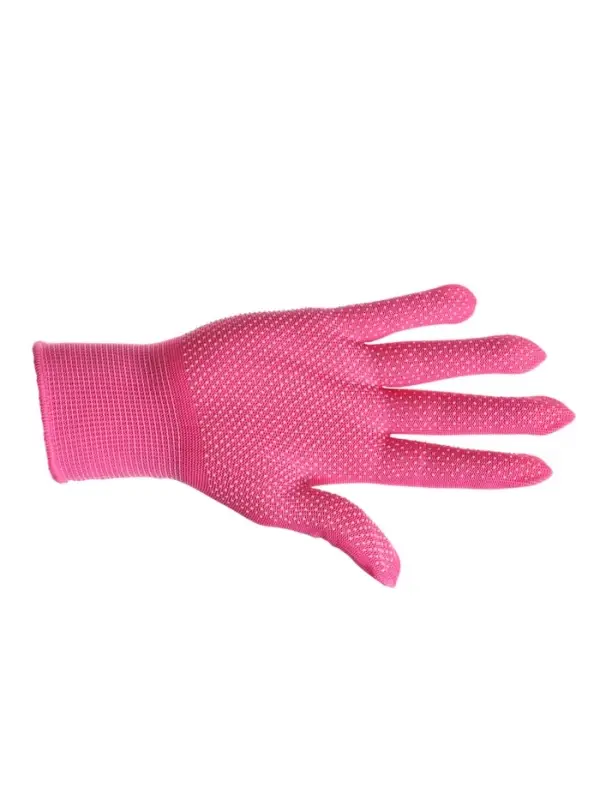 Перчатки садовые, нейлоновые, с нитриловым полуобливом, размер 10, оранжевые, Greengo
