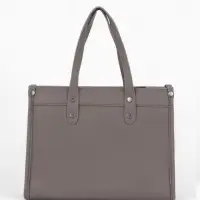 Сумка женская тоут TEXTURA на молнии, с кошельком, 30&times;10&times;24 см, тёмно-серый