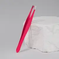 Пинцет прямой, узкий, 9 см, МИКС