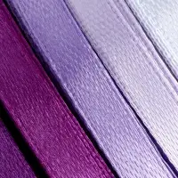 Атласная лента, набор 5 шт., 6 мм, 23&plusmn;1 м, фиолетовая, сиреневая