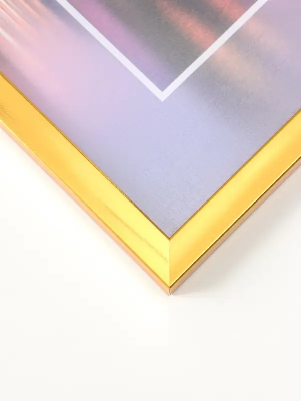 Фоторамка для фото " Lumo" 30х40 см,  набор 3 шт, (пластиковый экран), золото