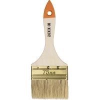 Кисть флейцевая DEXX деревянная ручка натуральная щетина 75мм 0100-075_z02