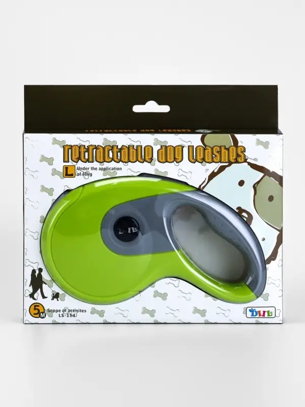 Рулетка DIIL, 5 м, до 40 кг, лента, прорезиненная ручка, зелёная