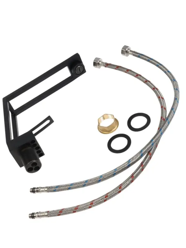 Смеситель для раковины ZEIN Z3884, однорычажный, интерьерный, высота 15 см, латунь, черный