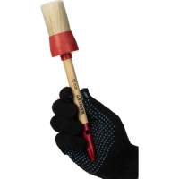 Кисть круглая STAYER MASTER, светлая натурал. щетина, №12 x45мм  0141-45