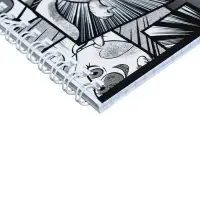 Блокнот А6 40 листов в клетку на гребне "Смешарики", обложка мелованный картон, УФ-лак, блок 65 г/м2, МИКС