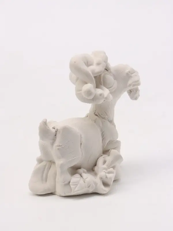 Фигурка декоративная &laquo;Козел в колпаке&raquo;, неокрашенный, 10&times;10&times;5 см, белая