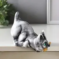 Копилка "Кот Василий" 11,5х18х9 см, белый Копилка "Кот Василий" 11,5х18х9 см, белый