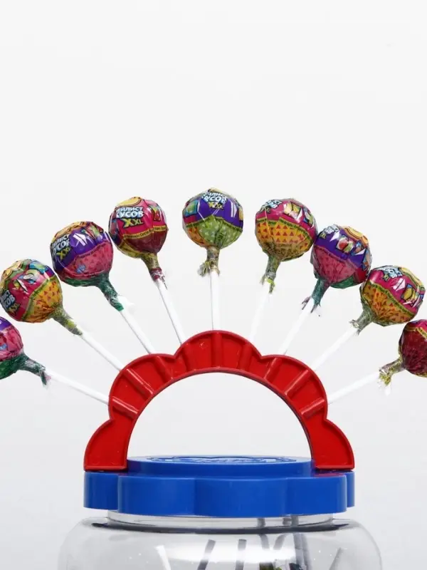 НАБОР Леденцы Chupa-Chups XXL 4D Flavors Playlist в банке, 60 шт