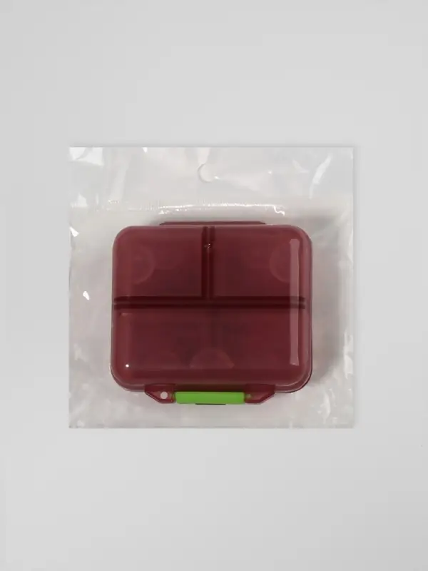 Таблетница &laquo;Трансформер&raquo;, 7.5&times;6.5&times;3.5 см, 7 секций, МИКС