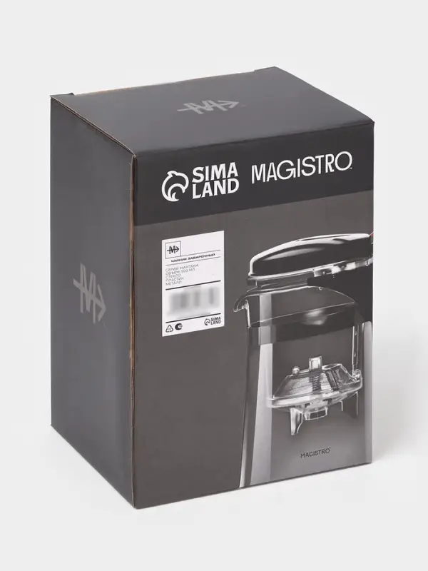 Чайник заварочный гунфу Magistro &laquo;Мантана&raquo;, 500 мл, с пластиковом сито, боросиликатное стекло, прозрачный