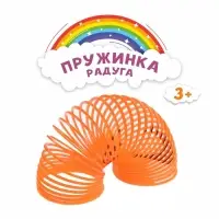 Пружинка - радуга «Рожицы», d=3 см, МИКС