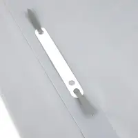 Папка-скоросшиватель Calligrata, А5, 180 мкм, серая с прозрачным верхом