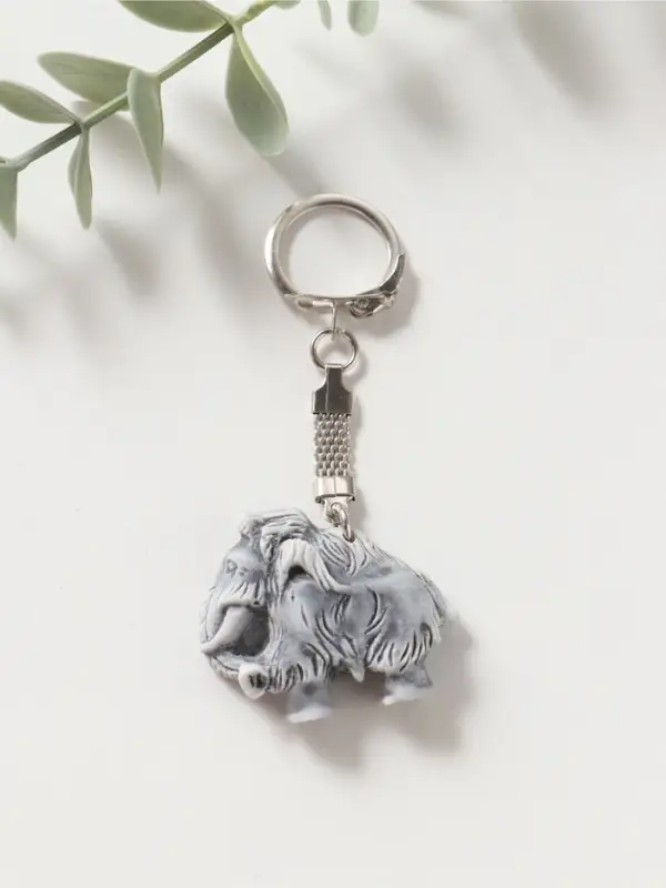 Брелок "Мамонт" (вид сбоку, 3,5см