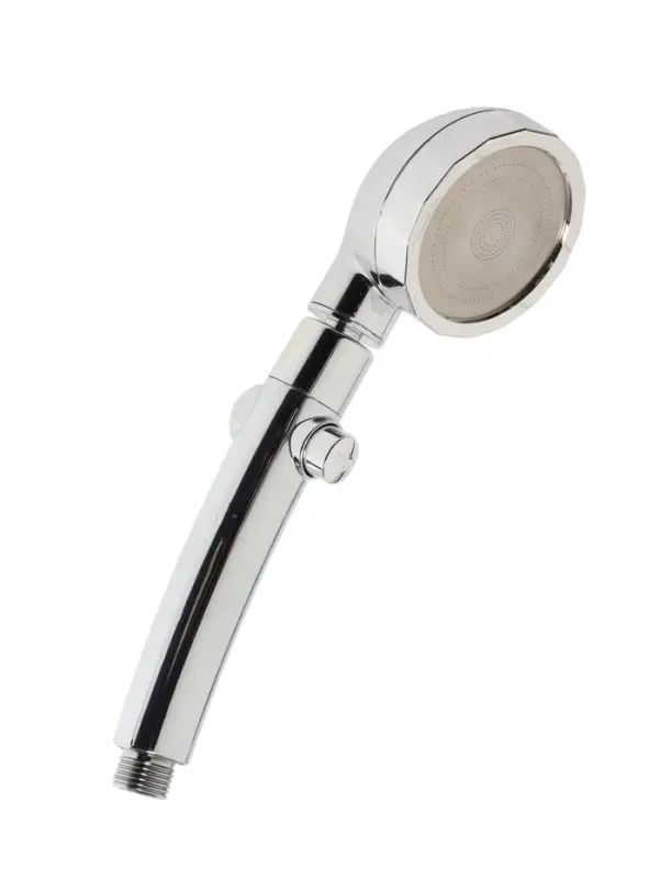 Лейка для душа ZEIN Z0014, пластик/нержавейка, 3 режима, микроскопические точки, цвет хром
