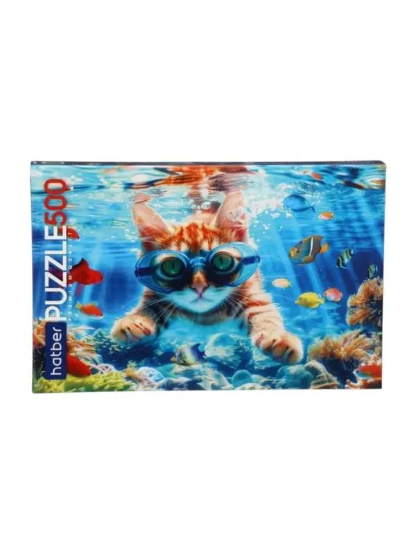 Пазл 500 эл. "Котик на релаксе" Premium  500ПЗ2_32366