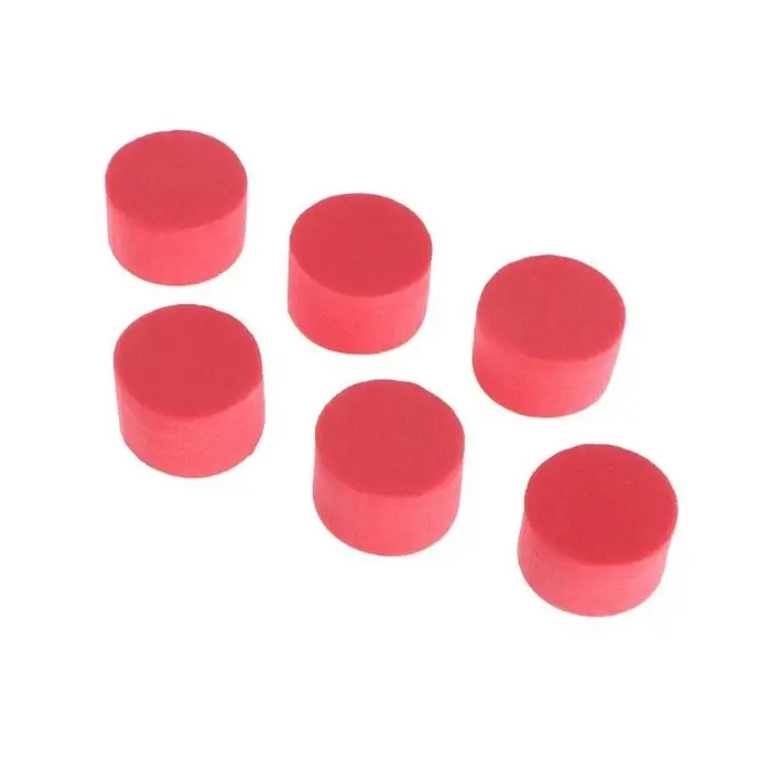 Накладка противоударная, d 2.5 см, красный, набор 6 штук Накладка противоударная, d 2.5 см, красный, набор 6 штук