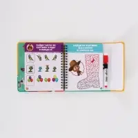 Многоразовая книга с играми &laquo;Маша и Медведь&raquo;, 30 мини-игр + маркер