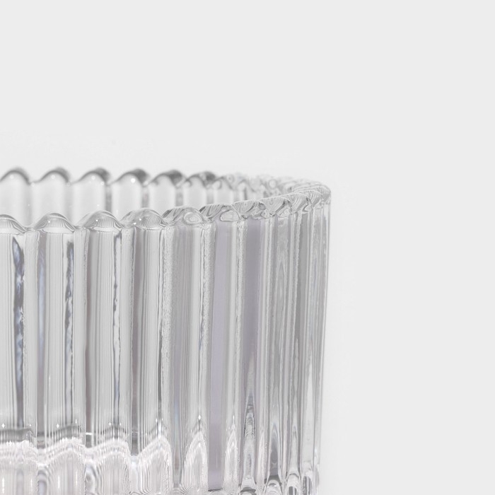 Сахарница стеклянная Доляна «Царская», 250 мл, 10,5×12 см, цвет прозрачный Сахарница стеклянная Доляна «Царская», 250 мл, 10,5×12 см, цвет прозрачный