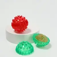 Массажёры для рук и ног, d=3.5 см, 2 кольца, зелёный/красный