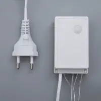 Гирлянда &laquo;Бахрома&raquo; 4&times;0.6 м, IP44, прозрачная нить, 180 LED, свечение тёплое белое, 8 режимов, 220 В