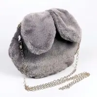 Сумка детская &laquo;Зайчик&raquo;, 20&times;20 см, серая