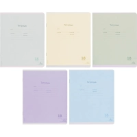Тетрадь ЛИНИЯ 18л.проз.пласт.обл.plastic cover КЛАССИКА NEW ассорти,18-1399