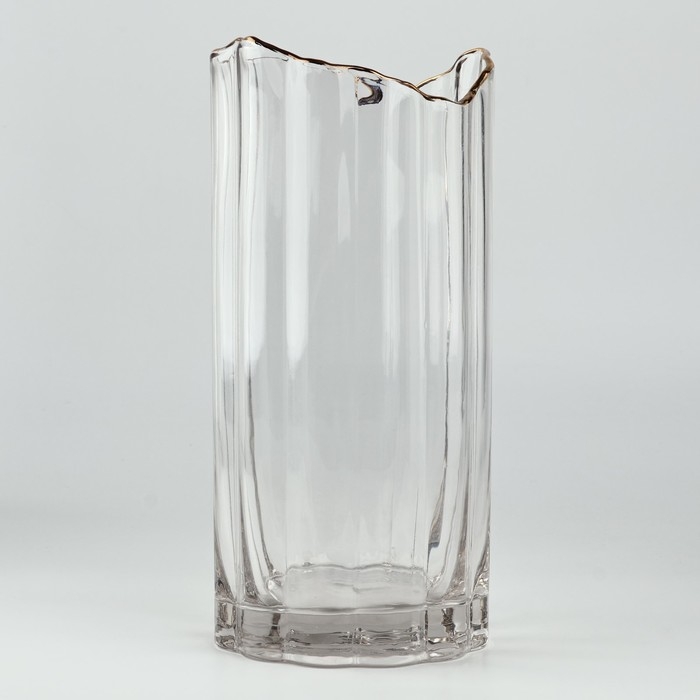 Ваза для цветов «Калипсо» из прозрачного стекла 25×10×10 см Ваза для цветов «Калипсо» из прозрачного стекла 25×10×10 см