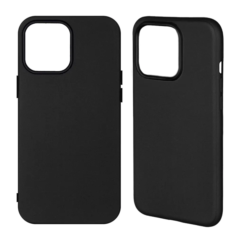 Чехол iPh 14 Pro Max TPU матовый черный