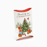 Коробка подарочная новогодняя фигурная &laquo;Уютный Новый год&raquo;, 11&times;8&times;2 см