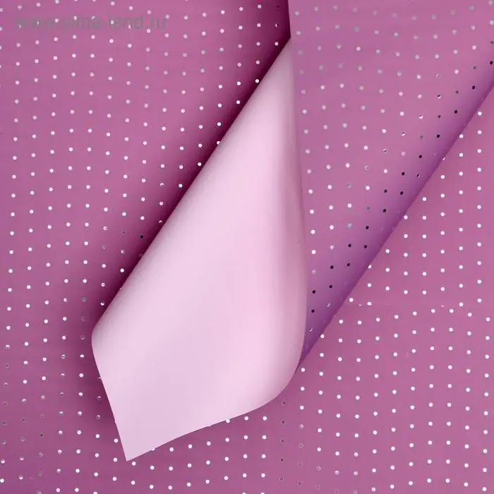 Плёнка матовая «Серебристый горох» фиолетовый, орхидея, 0.58×0.58 м Плёнка матовая «Серебристый горох» фиолетовый, орхидея, 0.58×0.58 м