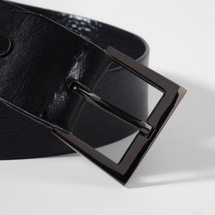 Пряжка для ремня, 4,2 × 3,4 см, 31 мм, цвет чёрный никель Пряжка для ремня, 4,2 × 3,4 см, 31 мм, цвет чёрный никель