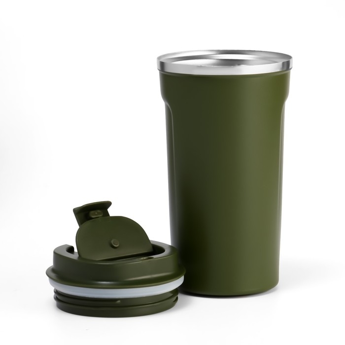 Термокружка, 500 мл, Original Термокружка, 500 мл, Original "Мастер К.", сохраняет тепло 10 ч, зеленый
